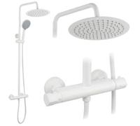 Conjunto De Ducha Sin Caño Con Termostato Lungo White