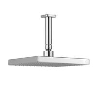 Conjunto de ducha tipo lluvia LAUFEN, 202x202mm, con brazo de techo, montaje en techo, cromo, HF960107100001