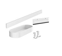 Conjunto de ducha WallStoris de hansgrohe, 27967700, Color: blanco mate