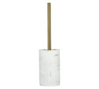 Conjunto de escobilla Marmel (9,3 x 9,3 x 16 cm, Plástico, Blanco)