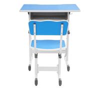 Conjunto de escritorio infantil con silla ajustable en altura | Escritorio infantil con silla de altura ajustable, soporta 300 kg, ideal para el estudio y el dormitorio