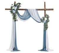 Conjunto de flores artificiales VEVOR para arcos de boda, flores azules para arcos nupciales con cortinas, para ramos de ceremonia, decoración de fondo para recepciones