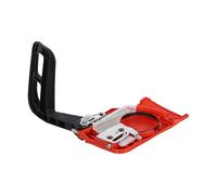 Conjunto de Freno de Cadena para Motosierra Rojo, Nylon 58 | Panel Lateral Preciso, Montaje Rápido, Uso en Corte de Madera Continuo, para Operadores Profesionales