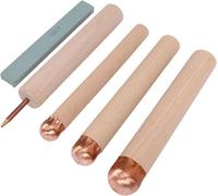 Conjunto de herramientas de sílex, con un sistema de percusión ergonómico