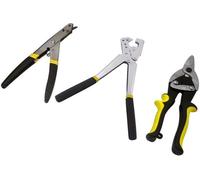 Conjunto de herramientas FARTOOLS para placas de yeso: corta pliegues, tijeras, alicates de crimpar