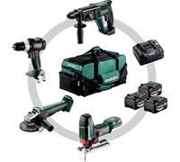 Conjunto de herramientas inalámbricas METABO para construcción, modelo 4.3 (685214000); incluye bolsa de herramientas