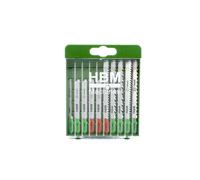 Conjunto de hojas de sierra de calar profesional de 10 piezas de HBM