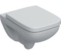 Conjunto de inodoro de pared Geberit Renova Plan, modelo de descarga profunda, con tapa de inodoro