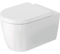 Duravit ME by Starck - Inodoro suspendido con asiento SoftClose, sin borde, DuraFlush, DuraShield, blanco 490709AAA1