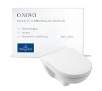 Villeroy & Boch Inodoro suspendido O.Novo 5660HRR1 KombiPack sin reborde DirectFlush blanco