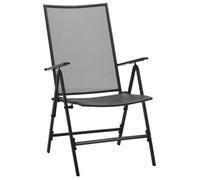 Conjunto De Jardín Brulle 4 Sillas + Mesa Antracita