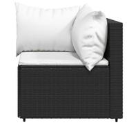 Conjunto De Jardín Millor 3 Piezas Negro 57,5x126x126 Cm