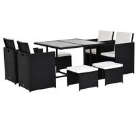 Conjunto de jardín para 8 personas - Muebles de jardín - Sofá modular de esquina - Sofá de exterior - Mueble para exteriores - Ratán resistente a la intemperie