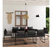 Conjunto de jardín para comer, conjunto de asientos, juego de jardín, conjunto de comedor para exteriores