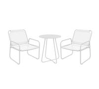 Conjunto de jardín Vega Baja Outsunny 2 sillas + 1 mesa
