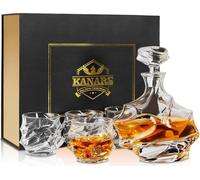 Conjunto de jarra y vasos para whisky KANARS – Fabricado con cristal de alta calidad