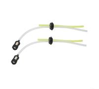 Conjunto de línea de combustible de gasolina con ojal de filtro de tanque para motosierra de gas, cortador de cuerdas para herramientas eléctricas al aire libre, material ABS, 2 piezas