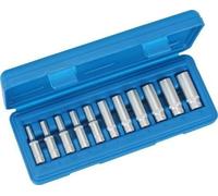 Conjunto de llaves de vaso Condor, modelo 1009-14, fabricadas en acero cromo-vanadio