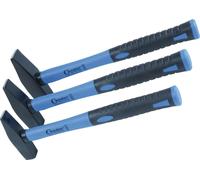 Conjunto de martillos para carpintería Condor, modelo Hammerset, con mango de fibra de vidrio, de 3 piezas.