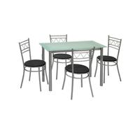 Conjunto de mesa con 4 sillas milan - conforama