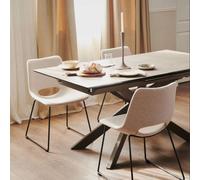 Conjunto de mesa extensible Atminda + sillas Zahara