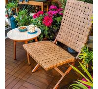 Conjunto de mesa y sillas de mimbre para exteriores, sillas Adirondack plegables, sillas de mimbre marrón oscuro y mesa de piedra sinterizada negra y dorada para cafetería(Table+chairs)