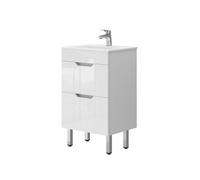 Conjunto de muebles de baño Vicco Clayton Blanco 2 piezas, Model 43364