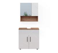 Conjunto De Muebles De Baño Irma 2 Partes, Armario Bajo 60 Cm Vicco