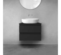 Conjunto de muebles de baño OLTENS Vernal, de 2 piezas, que incluye un mueble bajo con 2 cajones y una encimera de 60 x 48,6 cm