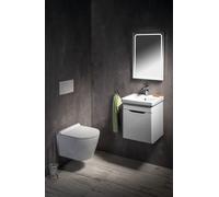 Conjunto de muebles de baño Sapho ELLA 40, con 1 puerta, para montaje en el lado izquierdo, color blanco