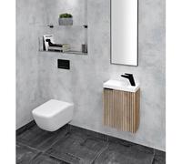 Conjunto de muebles de baño Sapho LATUS X STRIP 40, roble Alabama