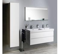 Conjunto de muebles de baño Sapho ODETTA 120, color blanco