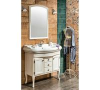 Conjunto de muebles de baño Sapho RETRO 100, color blanco antiguo