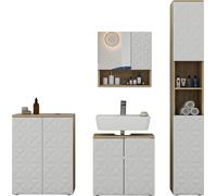 Conjunto de muebles de baño Vicco Edge Blanco 4 piezas, Model 40389