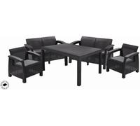 Conjunto de muebles de jardín KETER Corfu Fiesta, color grafito, modelo 17/421