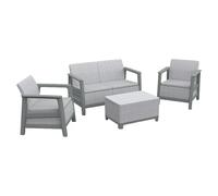 Conjunto de muebles Scandi (Polipropileno, Gris)