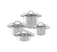 Conjunto de ollas Fissler San Francisco, 4 piezas. Número de modelo: 040-113-04-000/0. Código EAN: 4009209372730