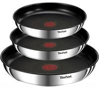Conjunto de ollas Tefal L8974s45, 3 unidades, color plateado. Plateado. Talla única