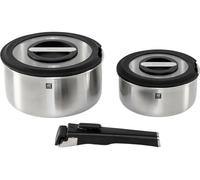 Conjunto de ollas Zwilling Unlock, 5 piezas, acero inoxidable 18/10