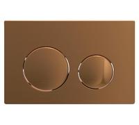 Conjunto de panel de control para el sistema de inodoros Skylo, en cobre cepillado, de 245x165 mm