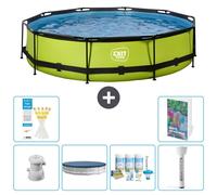 Conjunto de piscina inflable "Exit Pool Rund" - 360x76 cm - 5 piezas - Modelo S226