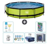 Conjunto de piscina inflable "Exit Pool Rund" - 360x76 cm - 5 piezas - Modelo S302