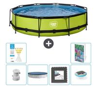 Conjunto de piscina inflable "Exit Pool Rund" - 360x76 cm - 5 piezas - Modelo S312