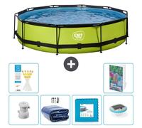 Conjunto de piscina inflable "Exit Pool Rund" - 360x76 cm - 5 piezas - Modelo S326