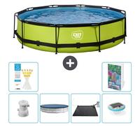 Conjunto de piscina inflable "Exit Pool Rund" - 360x76 cm - 5 piezas - Modelo S328