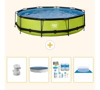 Conjunto de piscina inflable "Exit Pool Rund" - 360x76 cm - 5 piezas - Modelo SCB15