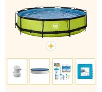 Conjunto de piscina inflable "Exit Pool Rund" - 360x76 cm - 5 piezas - Modelo SCB16