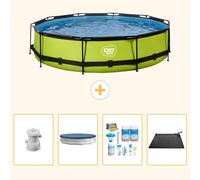 Conjunto de piscina inflable "Exit Pool Rund" - 360x76 cm - 5 piezas - Modelo SCB18