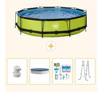 Conjunto de piscina inflable "Exit Pool Rund" - 360x76 cm - 5 piezas - Modelo SCB20