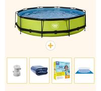 Conjunto de piscina inflable "Exit Pool Rund" - 360x76 cm - 5 piezas - Modelo SCB22